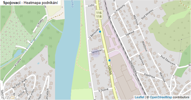 Spojovací - mapa podnikání