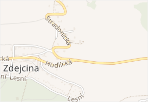 Stradonická v obci Beroun - mapa ulice
