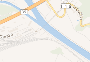 Strážní domek v obci Beroun - mapa ulice