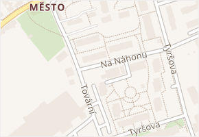 Tovární v obci Beroun - mapa ulice