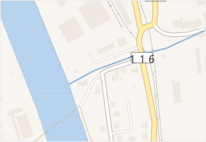 U Přívozu v obci Beroun - mapa ulice