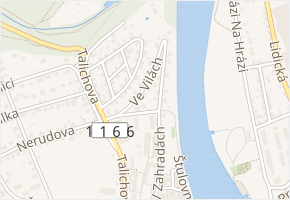 Ve Vilách v obci Beroun - mapa ulice