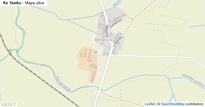 Ke Statku - mapa ulice