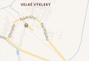 Na Plácku v obci Běrunice - mapa ulice
