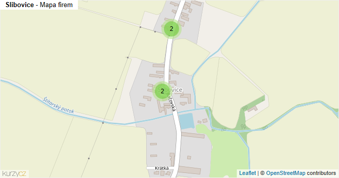 Slibovice - mapa firem