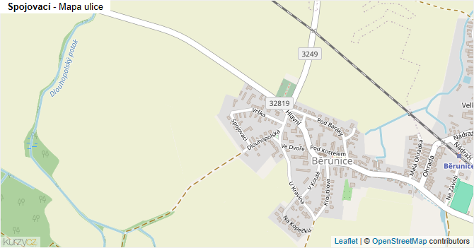 Spojovací - mapa ulice