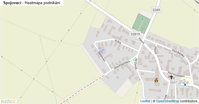 Spojovací - mapa podnikání