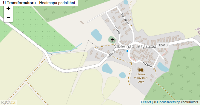U Transformátoru - mapa podnikání