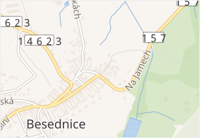 Na Jamech v obci Besednice - mapa ulice