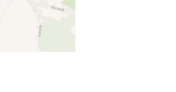 Samoty v obci Besednice - mapa ulice