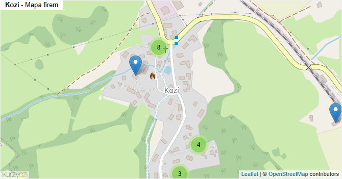 Kozí - mapa firem