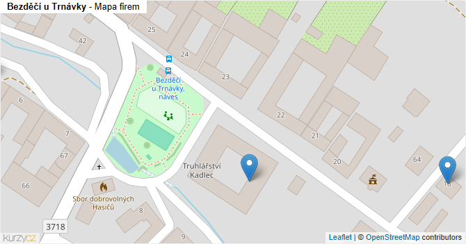 Bezděčí u Trnávky - mapa firem