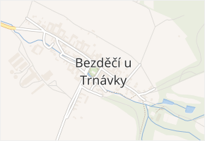 Bezděčí u Trnávky v obci Bezděčí u Trnávky - mapa části obce