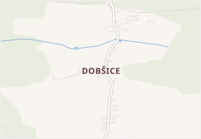 Dobšice v obci Bezdědovice - mapa části obce