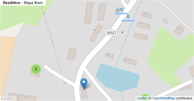 Bezděkov - mapa firem