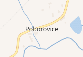 Poborovice v obci Bezděkov - mapa části obce