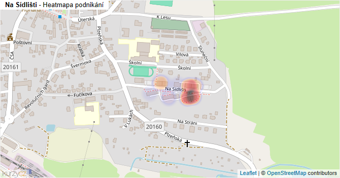 Na Sídlišti - mapa podnikání