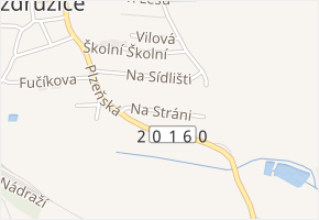 Na Stráni v obci Bezdružice - mapa ulice