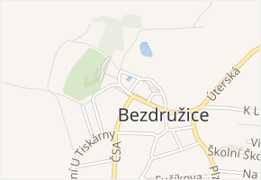 náměstí Kryštofa Haranta v obci Bezdružice - mapa ulice