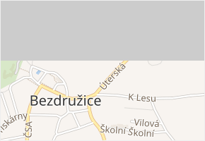 Úterská v obci Bezdružice - mapa ulice