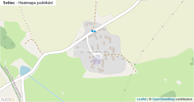 Světec - mapa podnikání