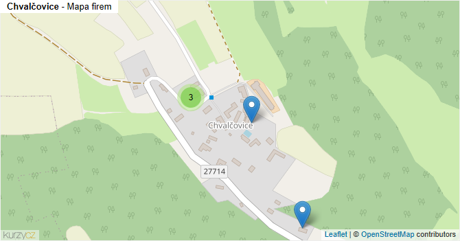 Chvalčovice - mapa firem