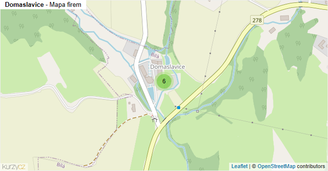 Domaslavice - mapa firem
