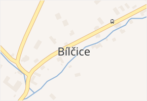 Bílčice v obci Bílčice - mapa části obce