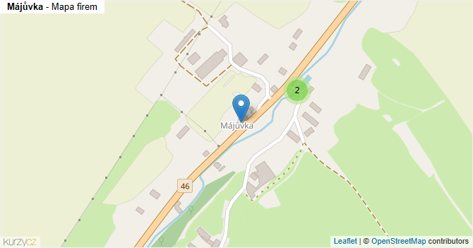 Májůvka - mapa firem