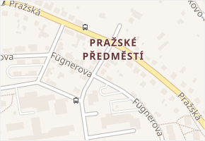 Bezejmenná v obci Bílina - mapa ulice