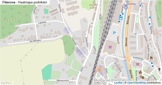 Fišerova - mapa podnikání