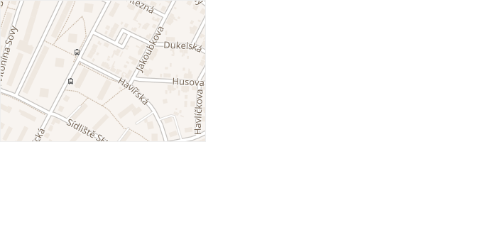 Havířská v obci Bílina - mapa ulice