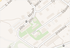 Jižní v obci Bílina - mapa ulice