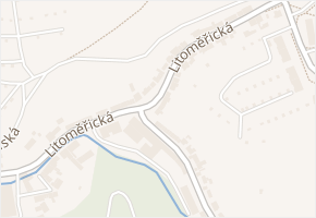 Litoměřická v obci Bílina - mapa ulice
