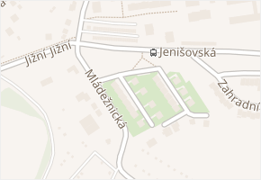 Mládežnická v obci Bílina - mapa ulice