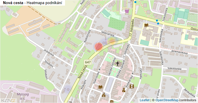 Nová cesta - mapa podnikání