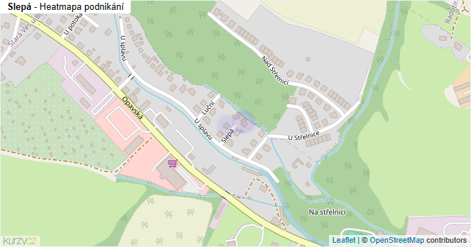 Slepá - mapa podnikání