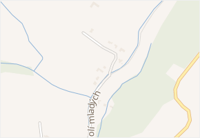 Údolí mladých v obci Bílovec - mapa ulice