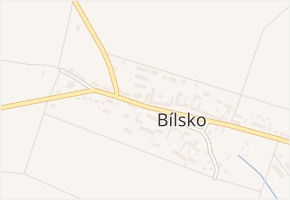 Bílsko v obci Bílsko - mapa části obce