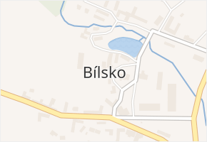 Bílsko v obci Bílsko - mapa části obce