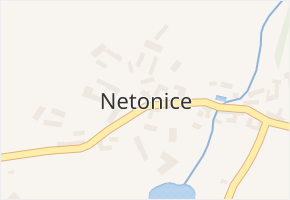 Netonice v obci Bílsko - mapa části obce
