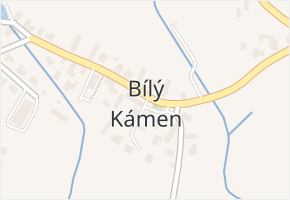 Bílý Kámen v obci Bílý Kámen - mapa části obce