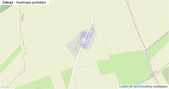 Zderaz - mapa podnikání