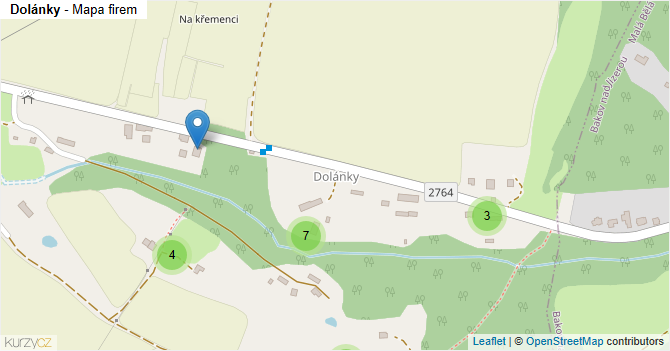 Dolánky - mapa firem