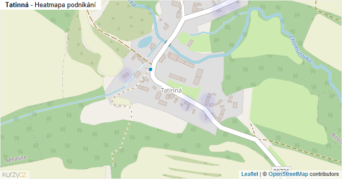 Tatinná - mapa podnikání