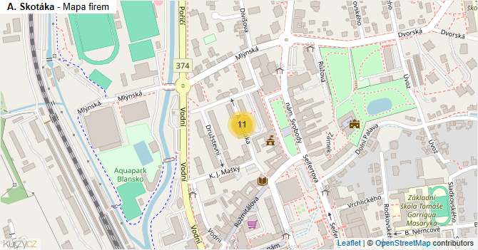 A. Skotáka - mapa firem