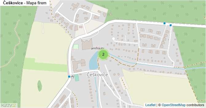 Češkovice - mapa firem