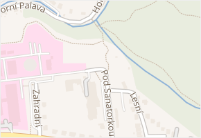 Erbenova v obci Blansko - mapa ulice