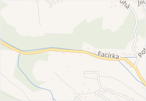 Facírka v obci Blansko - mapa ulice