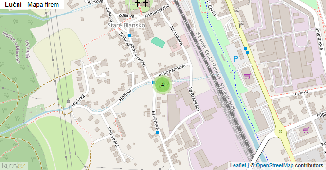 Luční - mapa firem